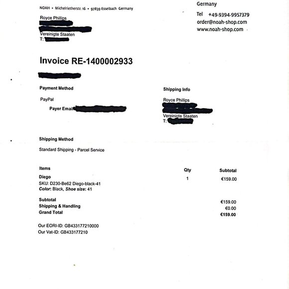 Noah Italian Vegan Shoes Diego Black (New! Never Worn) - Picture 5 of 11